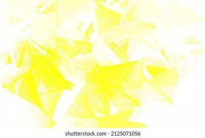 Light Yellow vector backdrop with memphis shapes. Simple colorful illustration with abstract gradient shapes. Background for a cell phone.