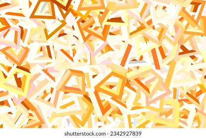 Light Yellow vector backdrop with memphis shapes. Simple colorful illustration with abstract gradient shapes. Background for a cell phone.