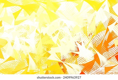 Light Yellow vector backdrop with memphis shapes. Decorative design in abstract style with random forms. Background for a cell phone.