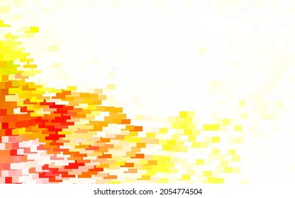 Light Yellow vector backdrop with rhombus. Modern abstract illustration with colorful rectangles. Modern template for your landing page.
