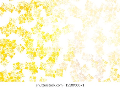 Light Yellow vector background with abstract shapes. Simple colorful illustration with abstract gradient shapes. Background for a cell phone.