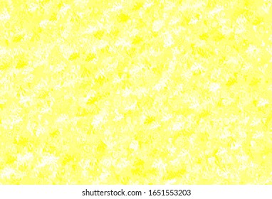 Light Yellow vector background with abstract shapes. Decorative design in abstract style with random forms. Background for a cell phone.