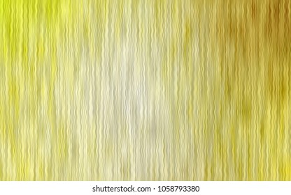 Light Yellow vector background with bent ribbons. Modern gradient abstract illustration with bandy lines. Textured wave pattern for backgrounds.