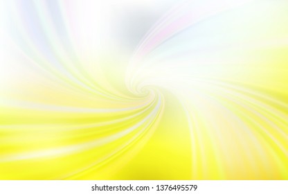 Light Yellow vector background with bent lines. Colorful illustration in simple style with gradient. New composition for your brand book.