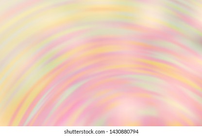 Light Yellow vector background with bent lines. A completely new colorful illustration in simple style. New composition for your brand book.