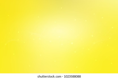 Light Yellow vector background with bubbles. Blurred decorative design in abstract style with bubbles. Completely new template for your brand book.