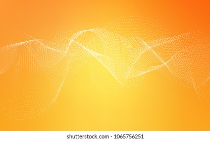 Light Yellow vector background with bubbles. Modern abstract illustration with colorful water drops. New design for ad, poster, banner of your website.