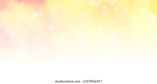 Light Yellow vector background with circles. Glitter abstract illustration with colorful drops. Pattern for wallpapers, curtains.