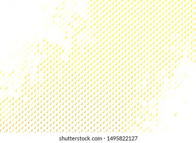 Light Yellow vector background with curved lines. A circumflex abstract illustration with gradient. A completely new design for your business.