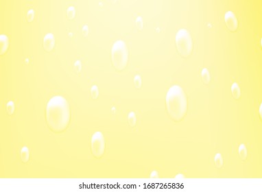 Light Yellow vector background with dots. Beautiful colored illustration with blurred circles in nature style. New design for ad, poster, banner of your website.