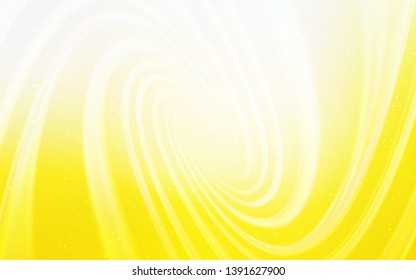 Light Yellow vector background with galaxy stars. Shining colored illustration with bright astronomical stars. Pattern for astronomy websites.
