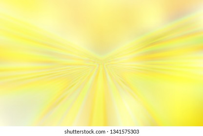 Light Yellow vector background with lines. Shining colorful illustration in simple style. The best colorful design for your business.