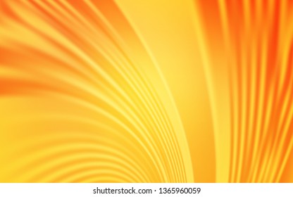 Light Yellow vector background with lines. Glitter abstract illustration with wry lines. A new texture for your  ad, booklets, leaflets.