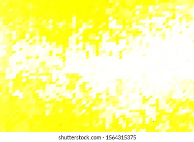 Light Yellow vector background with spots. Glitter abstract illustration with blurred drops of rain. Design for poster, banner of websites.