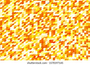 Light Yellow vector background with spots. Glitter abstract illustration with blurred drops of rain. New template for your brand book.