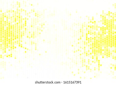Light Yellow vector background with spots. Modern abstract illustration with colorful water drops. New template for your brand book.