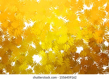 Light Yellow vector background with stright stripes. Glitter abstract illustration with colorful sticks. Best design for your ad, poster, banner.