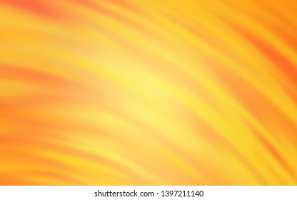 Light Yellow vector background with wry lines. A completely new colorful illustration in simple style. Colorful wave pattern for your design.