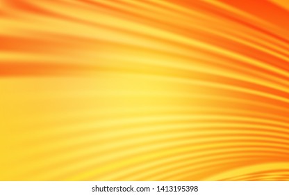 Light Yellow vector background with wry lines. A sample with colorful lines, shapes. Template for cell phone screens.