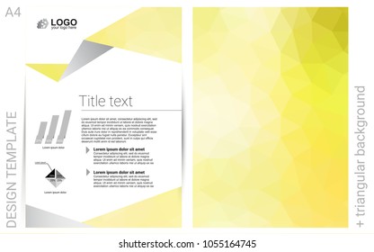 Light Yellow vector  banner for websites. Blurred decorative design in abstract style with textbox. Beautiful design for cover of notepads.