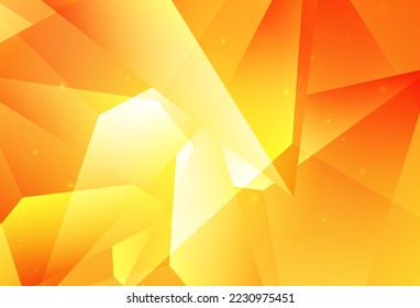 Light Yellow vector Beautiful colored illustration with blurred circles in nature style. Beautiful colored illustration with blurred circles in nature style. Smart design for business ads.