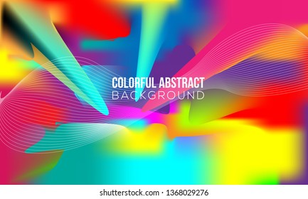 Light Yellow vector blurred background. Modern abstract illustration with colorful gradient. Eps 10 Vector