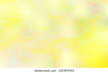 Light Yellow vector blurred bright template. An elegant bright illustration with gradient. Completely new design for your business.