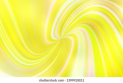 Light Yellow vector blurred bright texture. Abstract colorful illustration with gradient. New style design for your brand book.