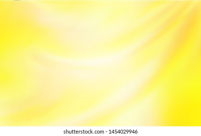Light Yellow vector blurred bright texture. Glitter abstract illustration with gradient design. Completely new design for your business.