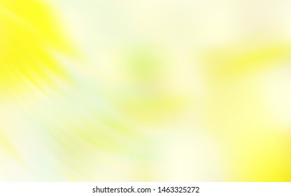Light Yellow vector blurred bright texture. Glitter abstract illustration with gradient design. Background for a cell phone.
