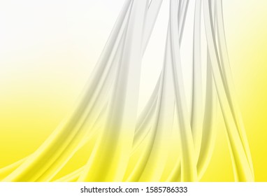 Light Yellow vector blurred bright texture. New colored illustration in blur style with gradient. Elegant background for a brand book.