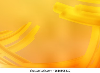 Light Yellow vector blurred bright texture. Shining colorful illustration in smart style. Elegant background for a brand book.