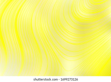 Light Yellow vector blurred bright pattern. A completely new colored illustration in blur style. New design for your business.