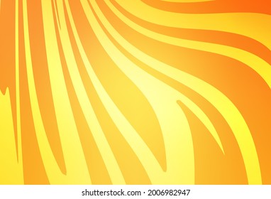 Light Yellow vector blurred bright pattern. Glitter abstract illustration with gradient design. Completely new design for your business.