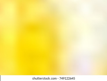 Light Yellow vector blurred bright pattern. Shining colored illustration in a brand-new style. The textured pattern can be used for background.