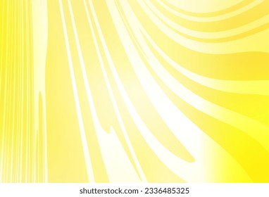 Light Yellow vector blurred and colored pattern. Shining colorful illustration in smart style. The best blurred design for your business.