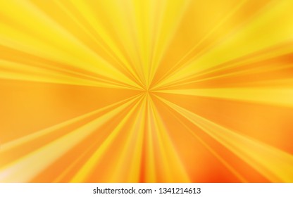 Light Yellow vector blurred shine abstract background. Abstract colorful illustration with gradient. The best blurred design for your business.