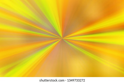 Light Yellow vector blurred shine abstract background. Creative illustration in halftone style with gradient. The best blurred design for your business.