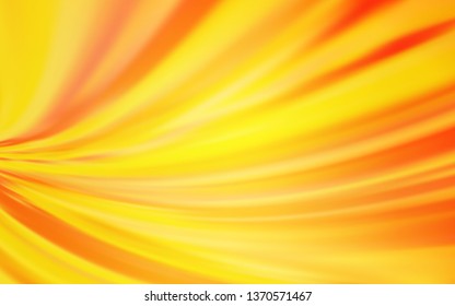 Light Yellow vector blurred shine abstract texture. A completely new colored illustration in blur style. Background for a cell phone.