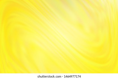 Light Yellow vector blurred shine abstract template. Abstract colorful illustration with gradient. New design for your business.