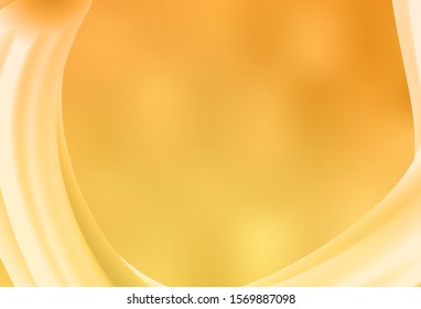 Light Yellow vector blurred shine abstract background. An elegant bright illustration with gradient. Smart design for your work.