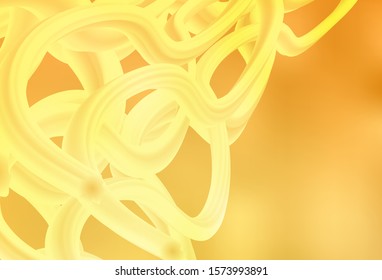 Light Yellow vector blurred shine abstract template. New colored illustration in blur style with gradient. Completely new design for your business.