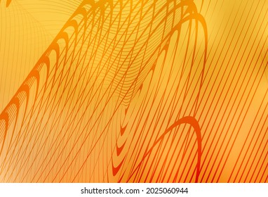 El vector amarillo claro borroso brilla el fondo abstracto. Una elegante ilustración brillante con gradiente. Nuevo diseño de estilo para tu libro de marca.