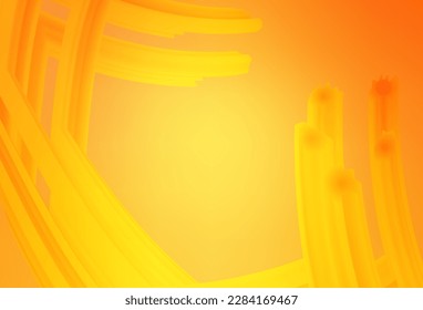 Plantilla abstracta de brillo difuminado del vector amarillo claro. Ilustración colorida brillante de estilo inteligente. Nuevo diseño de estilo para tu libro de marca.