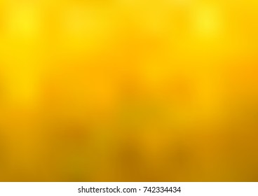 Light Yellow vector blurred shine abstract background. An elegant bright illustration with gradient. The template can be used as a background of a cell phone.