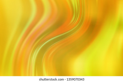 Light Yellow vector blurred template. A completely new colored illustration in blur style. Smart design for your work.