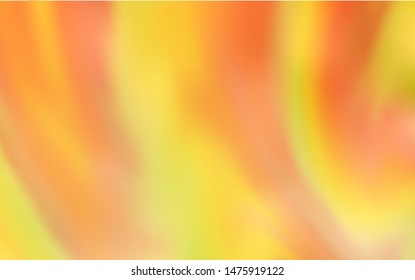 Light Yellow vector blurred template. Creative illustration in halftone style with gradient. Blurred design for your web site.
