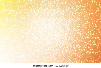 Light yellow vector christmas postcard low polygon background. Illustration consisting of triangles. Abstract triangular polygonal origami or crystal design of New Year celebration.
