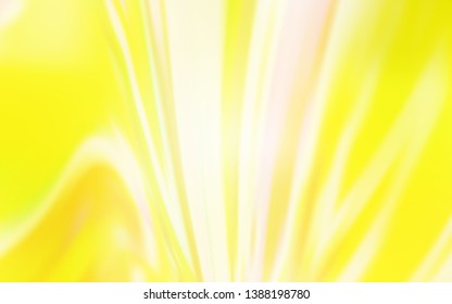 Light Yellow vector colorful abstract texture. New colored illustration in blur style with gradient. The best blurred design for your business.