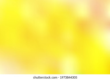 Light Yellow vector colorful abstract texture. Colorful illustration in abstract style with gradient. Smart design for your work.